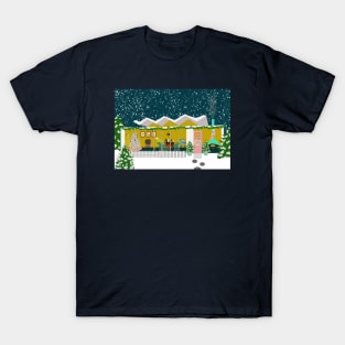 Mid century Christmas party card T-Shirt